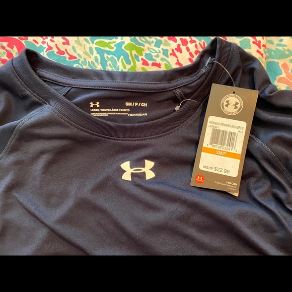 Under Armour women’s loose-fit navy shirt - Picture 2 of 4